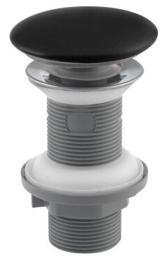ISVEA - Umyvadlová výpust 5/4“, click-clack, keramická zátka, 20-70, černá mat 38TP0163I
