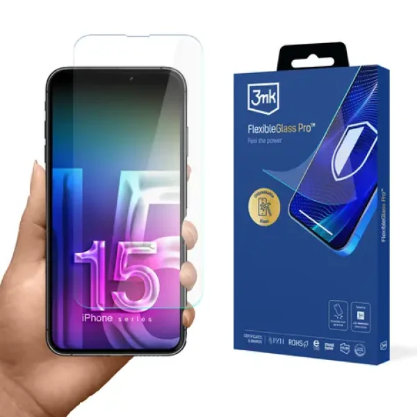 3mk FlexibleGlass Pro hybridní sklo pro Apple iPhone 15 Pro Max (5903108661058)