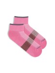 Dámské merino ponožky ICEBREAKER Wmns Multisport Light Mini, Pop/Obsidian/Carob velikost: 41-43 (L)