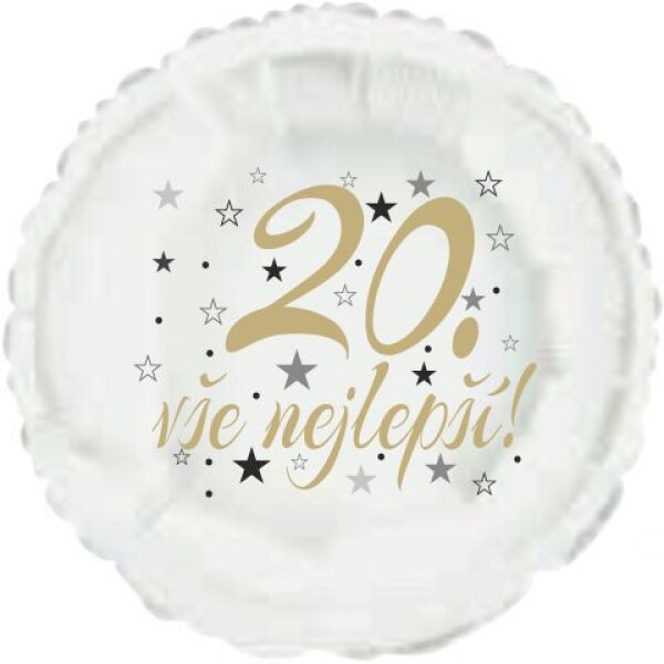 20. narozeniny balónek kruh Balonky.cz 20. narozeniny balónek kruh Balonky.cz