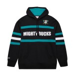 Mitchell Ness Pánská Mikina Anaheim Ducks Head Coach Hoodie Vintage Logo Velikost: