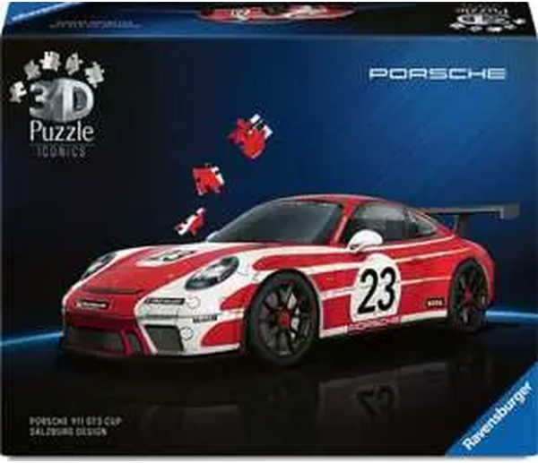 Iconics: Porsche 911 GT3 Cup Salzburg Design 108 dílků