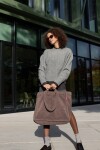 Taška přes rameno Reisenthel Softshopper Teddy chocolate