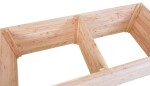 ROJA záhon vyvýšený PREMIUM MODŘÍN 160x70x50cm dřevěný