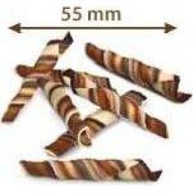 Čokoládové ruličky dvoubarevné TWISTER MARBLE (70 g)