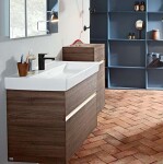 VILLEROY & BOCH - Collaro Umyvadlo nábytkové 120x47 cm, bez přepadu, otvor pro baterii, CeramicPlus, alpská bílá 4A33C2R1