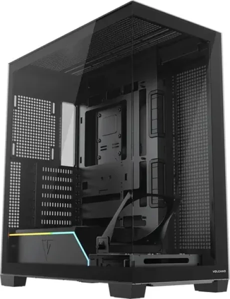 MODECOM Volcano Stellar Plus černá / ATX / 1x USB-C / 2x USB 3.0 / bez zdroje / průhledná bočnice (AT-STELLAR-PLUS-NF-0000-10)