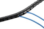 EVOLVEO CableHold, organizér kabelů, 2,5 m x 2 cm, samosvorný, černý