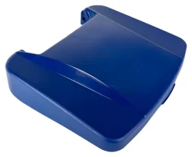 Denox víko na tříděný odpad 23400 modré / Víko na odpadkový koš / pro papír / 42,5 × 51 × 7,3 cm