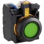 Idec CW Series, CW1L-M1E10QM4G tlačítko, 22 mm, 24 V, 12 mA, 1 ks