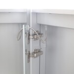 Mereo Koupelnová galerka 60 cm, zrcadlová skříňka, stříbrná CN190L