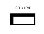 Válenda Leo Rozměr: 90 x 200 cm, Matrace: Fenix - tvrdost 3