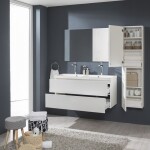 Mereo Aira, koupelnová skříňka 120 cm, dub Halifax CN743SN