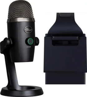 Blue Yeti Nano / Stolní mikrofon a lampa Litra Glow / USB