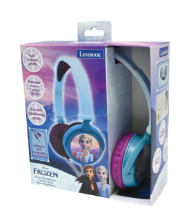Lexibook skládací drátová sluchátka Frozen s limitem hlasitosti - Alltoys Lexibook