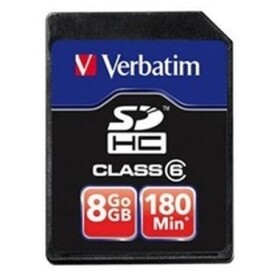 8 GB Verbatim HD Video SecureDigital (SDHC) Class 6 / 180 min (47267)