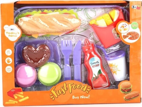 Hrací set jídlo - fast food