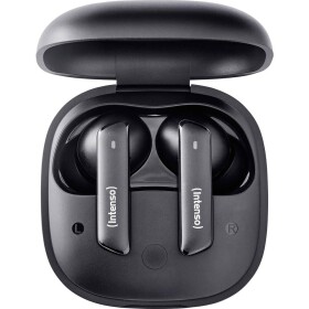 Intenso Buds Pro T500HAE schwarz špuntová sluchátka Bluetooth® černá Potlačení hluku odolná vůči vodě mobil