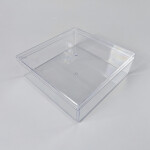 Cake Star plastový box s víčkem 18,5x18,5x6cm