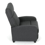 Polohovací křeslo, šedá, látka, TV-W3397 GREY2