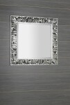 SAPHO - ZEEGRAS zrcadlo ve vyřezávaném rámu 90x90cm, stříbrná IN401