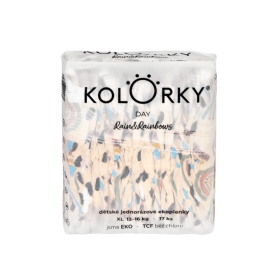 KOLORKY DAY déšť duhy XL (12-16 kg), 17 ks
