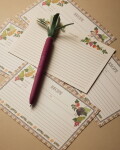 Rifle Paper Co. Sada propisek Tricolor Carrots – set 3 ks, multi barva, plast