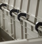 TOOMAX WOODYS zahradní plastový úložný box 280 L - světle šedá