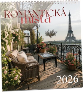 Nástěnný kalendář ARIA 2026 - Romantická místa