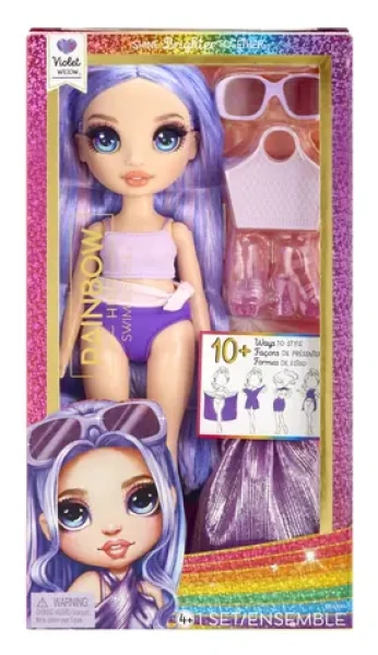 MGA Rainbow High Swim Style panenka Violet