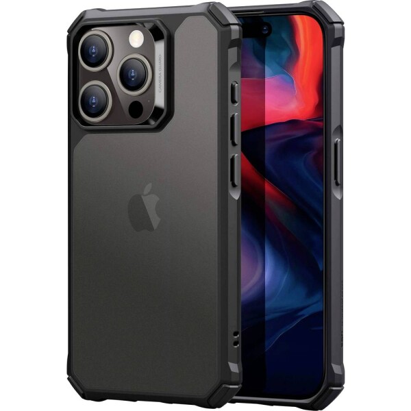 ESR Air Armor Case zadní kryt na mobil Apple iPhone 15 Pro černá indukční nabíjení