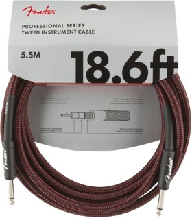 Fender Professional Series 18,6 Instrument Cable Red Tweed