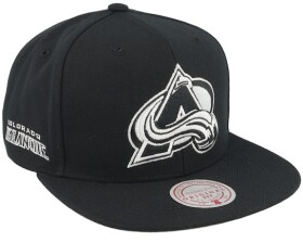 Mitchell & Ness Pánská kšiltovka Colorado Avalanche NHL Evergreen Black White Snapback
