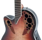 Ovation Celebrity Elite Plus Mid Cutaway Lefthand Ruby Burst