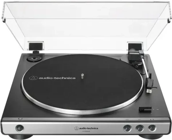 Audio Technica AT-LP60XUSBGM šedá / Gramofon / 33.133.345 RPM / RCA / předzesilovač (AT-LP60XUSBGM)