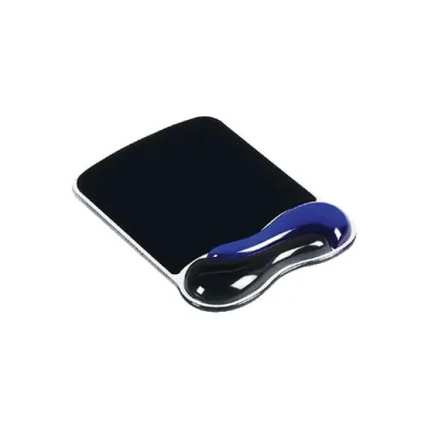 Kensington Crystal Mouse Pad Wave černo-modrá / podložka pod myš (62401)