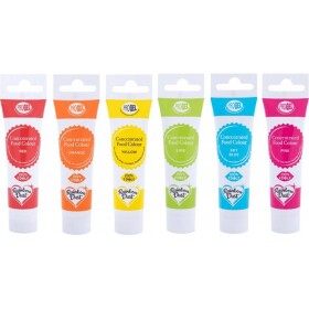 Sada gelových barev Rainbow Dust 6x25g - Rainbow Dust