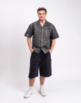 Carhartt WIP S/S Snake Camo Shirt Snake Camo, Leaf garment dyed L