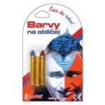 Rappa Líčidlo pastelky na obličej trikolora