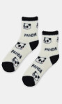 Noviti SB093 Panda dámské ponožky 36-41 ecru-stripes 36-41