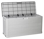 TOOMAX WOODYS zahradní plastový úložný box 280 L - světle šedá