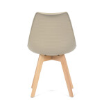 Židle jídelní, cappuccino plast, CT-X7055 CAP