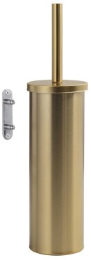 Gedy - FLIP WC štětka závěsná, systém Lift&Clean, zlato mat 52330388