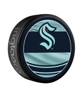 Inglasco / Sherwood Puk Seattle Kraken Reverse Retro Jersey Souvenir Collector Hockey Puck