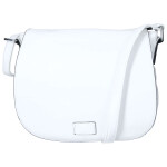 Menší dámská crossbody s velkou klopou Rashida, bílá