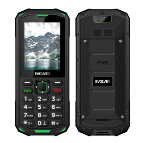 EVOLVEO StrongPhone X5, vodotěsný odolný Dual SIM telefon, černo-zelený