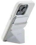 Moft Movas Snap-On MagSafe misty cove / Peněženka se stojánkem / MagSafe / 2 karty / vegan kůže (MS007MP-1-MO-MCGY)