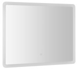 AQUALINE - FAGO zrcadlo s LED osvětlením 80x60cm, dotykový senzor, stmívatelné FA080