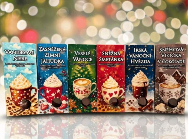 Vánoční instantní káva ochucená 40g