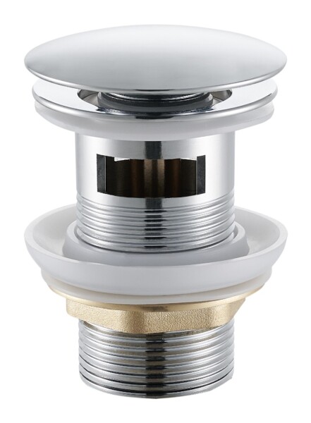 CERANO Umyvadlová výpusť - 5/4“ click-clack s přepadem - 25/60mm - chrom